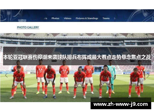 本轮亚冠联赛伤停潮来袭球队排兵布阵成最大看点走势悬念焦点之战